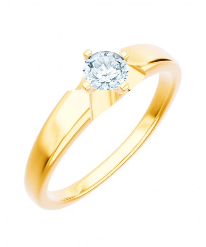 Pierścionek Bonore ze złota próby 585 z diamentem 0,5 ct 91313