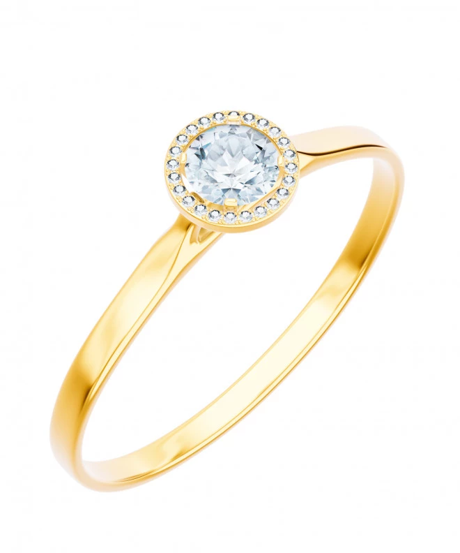 Pierścionek Bonore ze złota próby 585 z diamentem 0,4 ct 92347