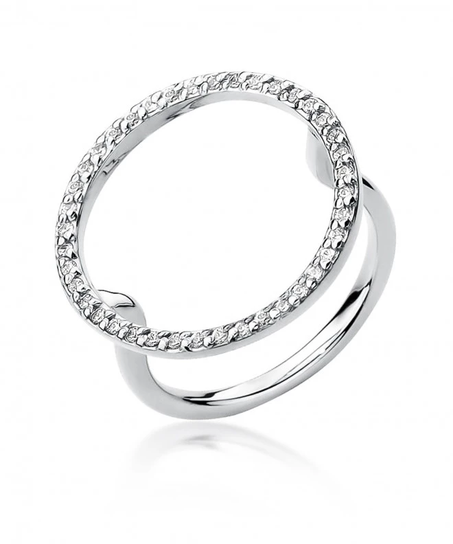 Pierścionek Bonore ze Złota próby 585 z diamentem 0,2 ct 162960