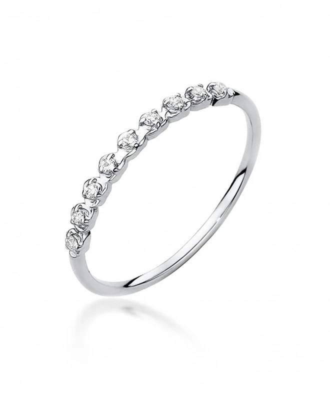 Pierścionek Bonore ze Złota próby 585 z diamentem 0,045 ct 162952