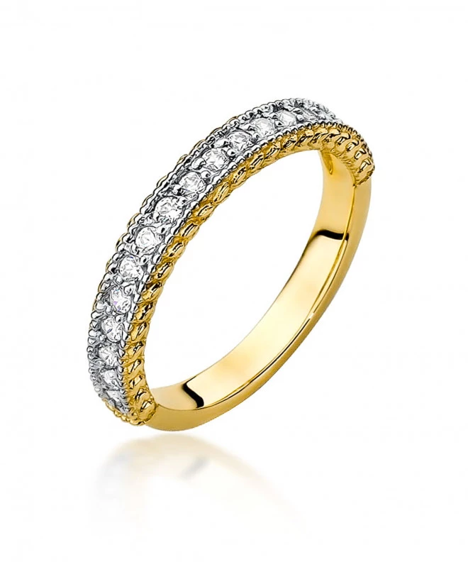 Pierścionek Bonore ze Złota próby 585 z diamentem 0,25 ct 162955