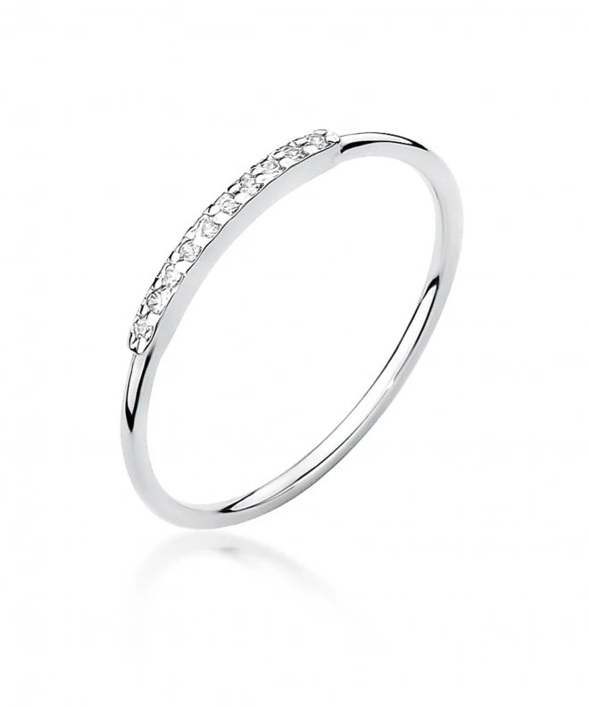 Pierścionek Bonore ze Złota próby 585 z diamentem 0,05 ct 162958