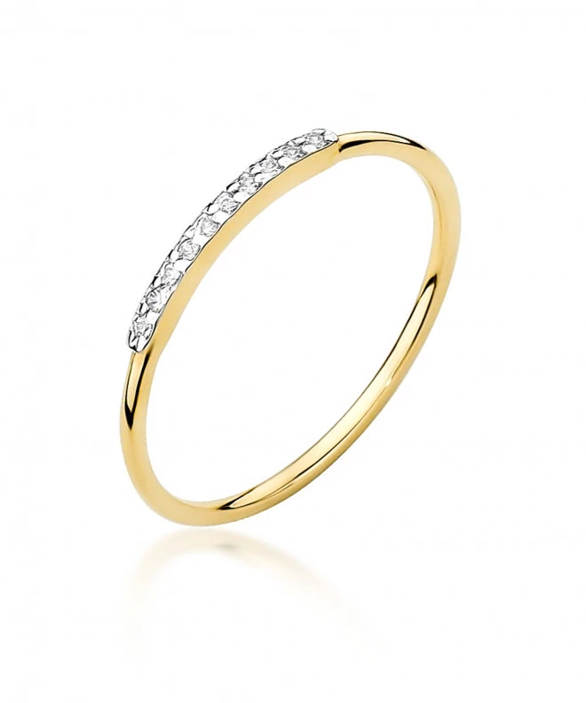 Pierścionek Bonore ze Złota próby 585 z diamentem 0,05 ct 162957