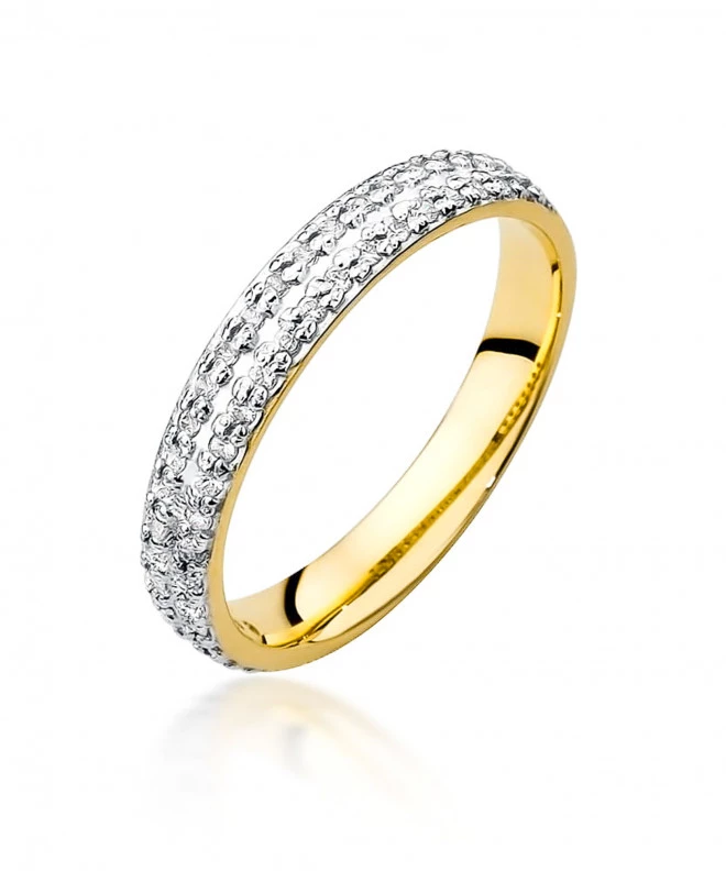Pierścionek Bonore ze Złota próby 585 z diamentem 0,23 ct 163971