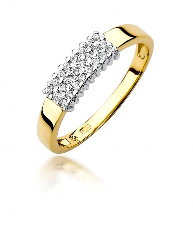 Pierścionek Bonore ze Złota próby 585 z diamentem 0,2 ct 163973