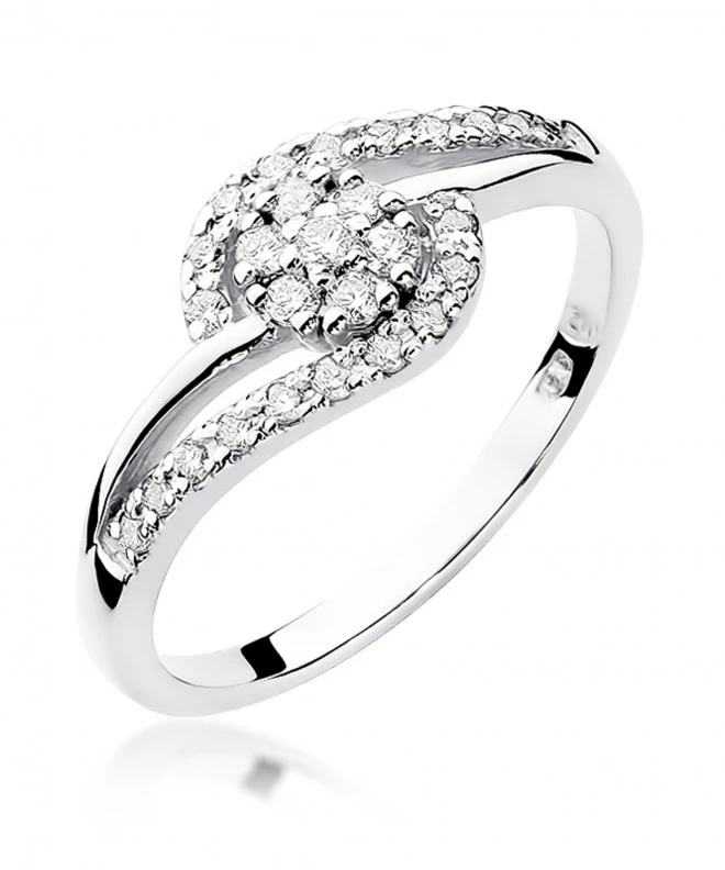 Pierścionek Bonore ze Złota próby 585 z diamentem 0,17 ct 152074