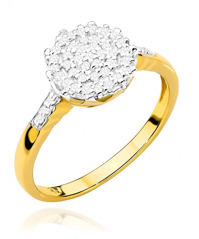 Pierścionek Bonore ze Złota próby 585 z diamentem 0,23 ct 166016