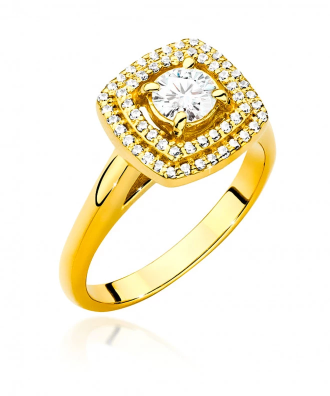 Pierścionek Bonore ze Złota próby 585 z diamentem 0,68 ct 166026