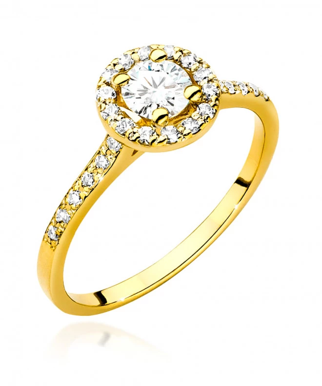 Pierścionek Bonore ze Złota próby 585 z diamentem 0,64 ct 166038