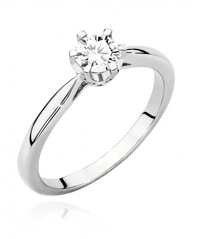 Pierścionek Bonore ze Złota próby 585 z diamentem 0,46 ct 169124