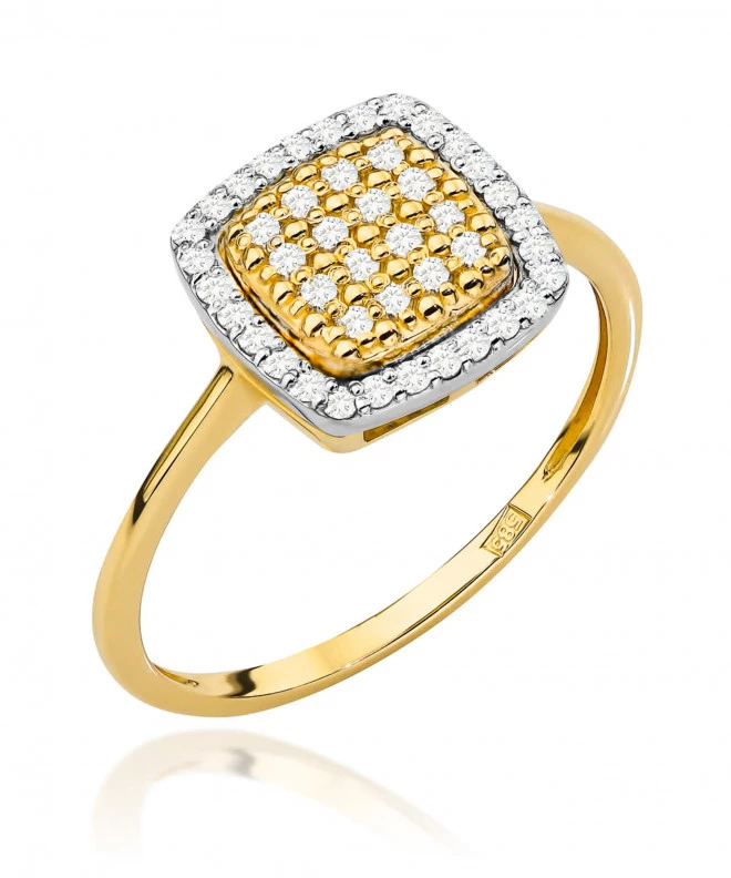 Pierścionek Bonore ze Złota próby 585 z diamentem 0,28 ct 169130