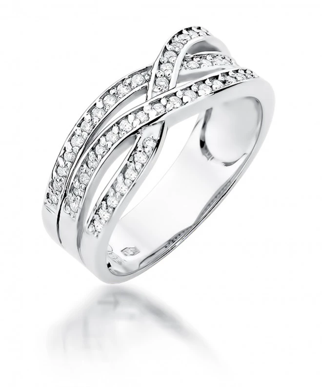 Pierścionek Bonore ze Złota próby 585 z diamentem 0,27 ct 152102