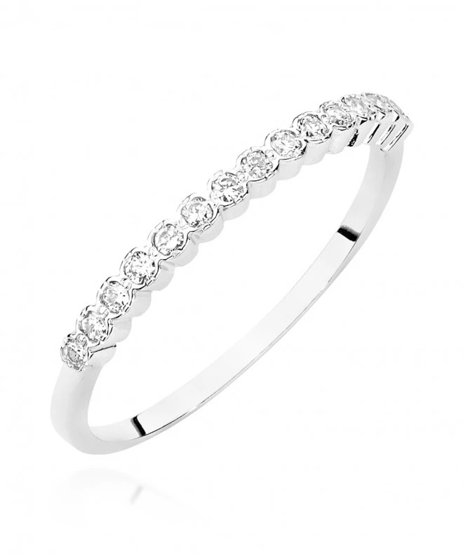 Pierścionek Bonore ze Złota próby 585 z diamentem 0,07 ct 161913