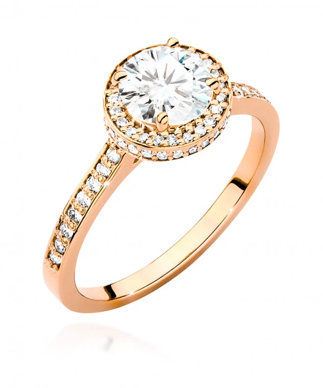 Pierścionek Bonore ze Złota próby 585 z diamentem 1,38 ct 172383
