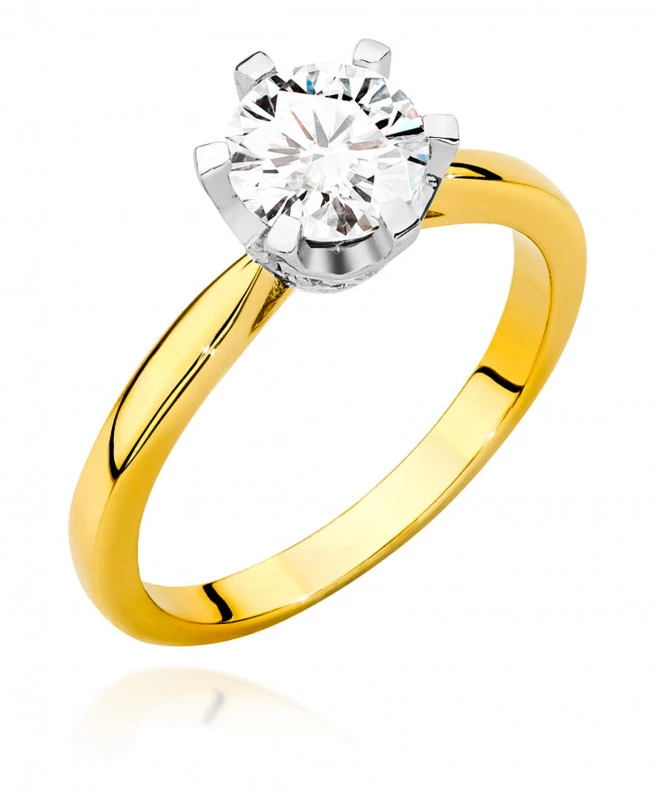 Pierścionek Bonore ze Złota próby 585 z diamentem 1,06 ct 172387