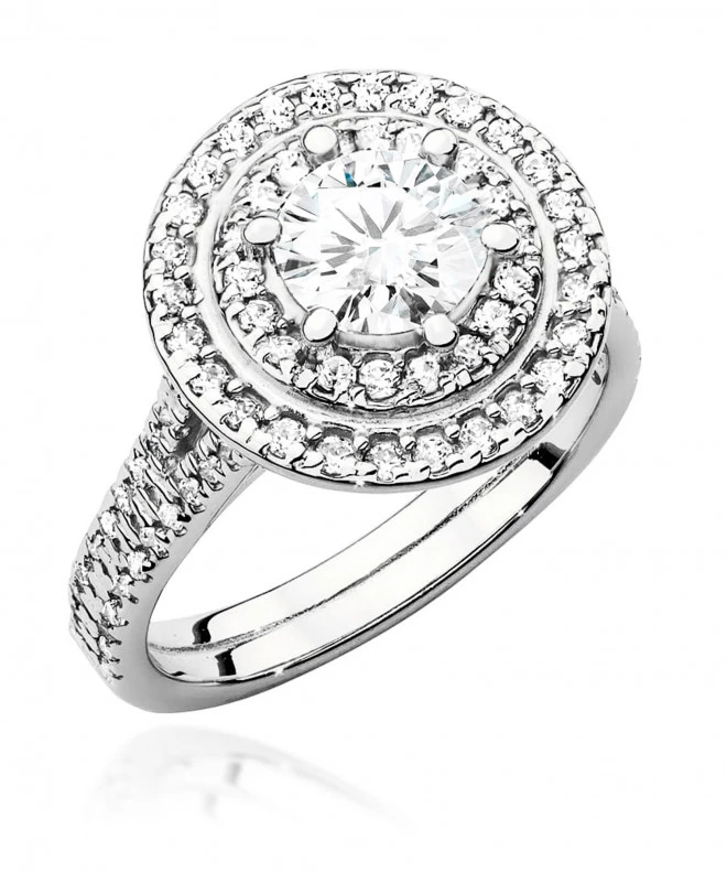 Pierścionek Bonore ze Złota próby 585 z diamentem 1,33 ct 173013