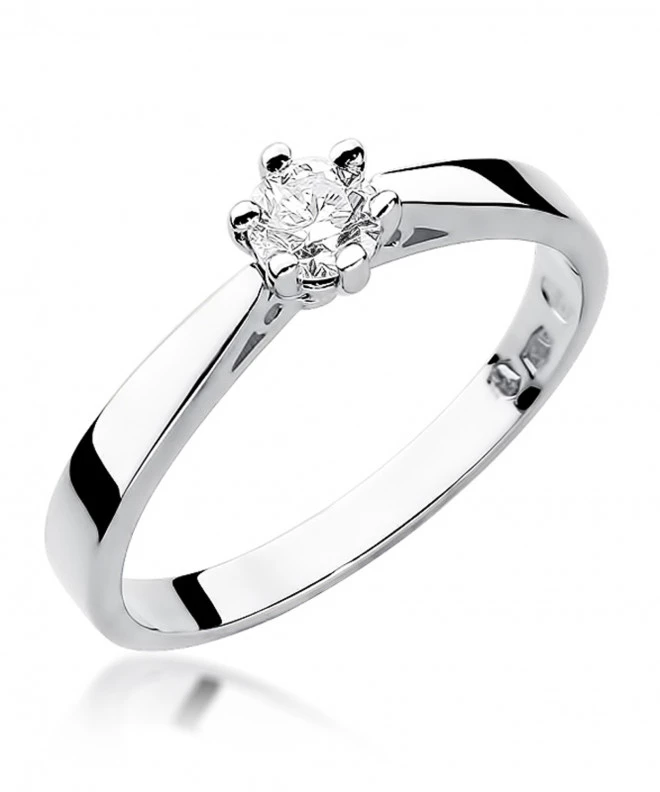 Pierścionek Bonore ze Złota próby 585 z diamentem 0,3 ct 153283