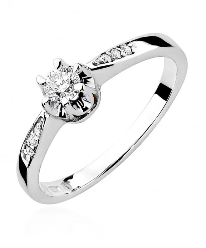 Pierścionek Bonore ze Złota próby 585 z diamentem 0,25 ct 154390
