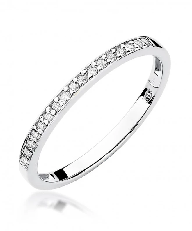 Pierścionek Bonore ze Złota próby 585 z diamentem 0,09 ct 154398