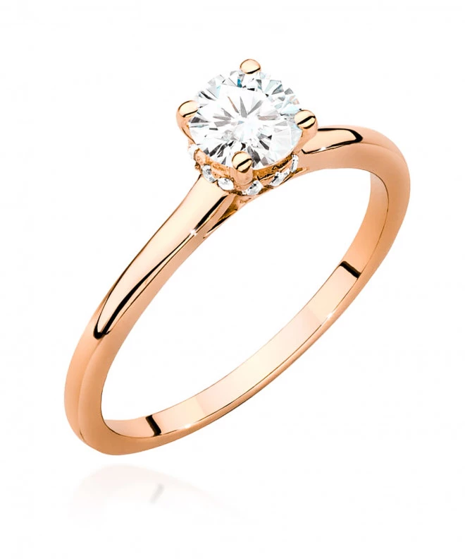 Pierścionek Bonore ze Złota próby 585 z diamentem 0,56 ct 169144