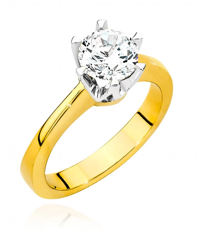 Pierścionek Bonore ze Złota próby 585 z diamentem 0,7 ct 171340