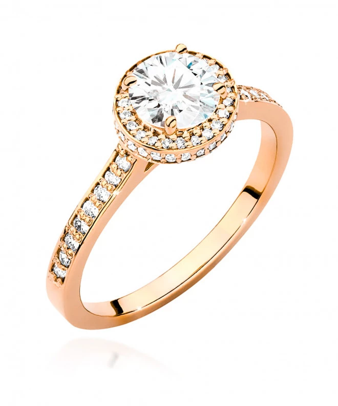 Pierścionek Bonore ze Złota próby 585 z diamentem 1,08 ct 171346