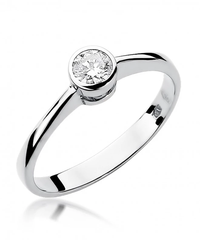 Pierścionek Bonore ze Złota próby 585 z diamentem 0,25 ct 153268
