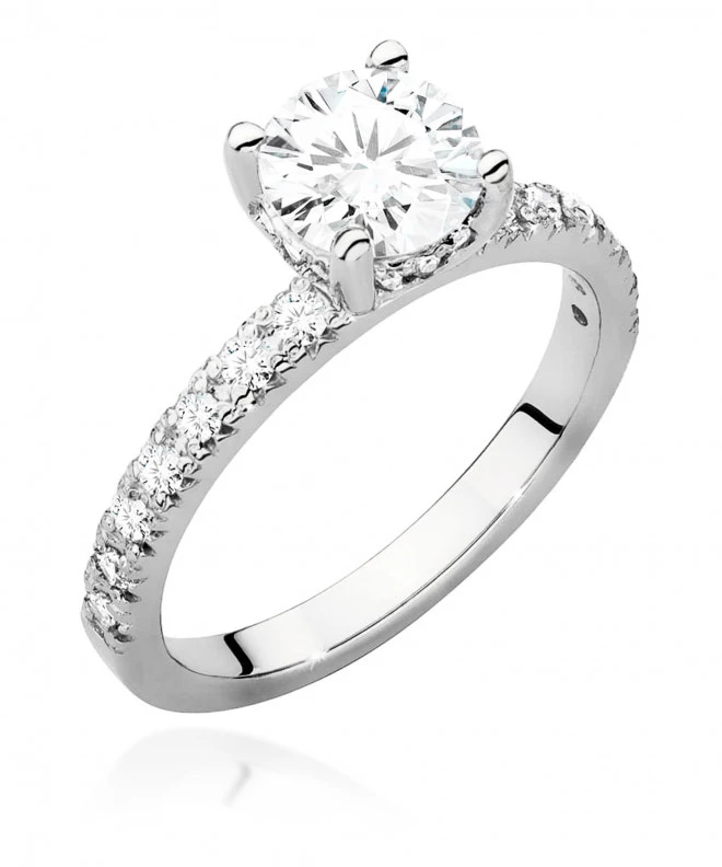 Pierścionek Bonore ze Złota próby 585 z diamentem 0,96 ct 171354