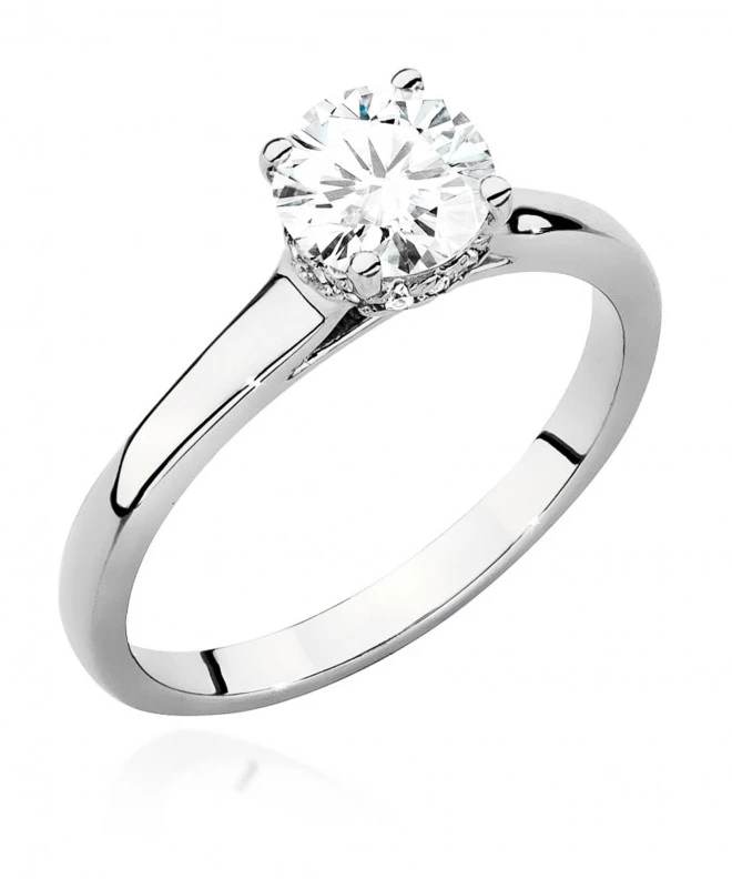 Pierścionek Bonore ze Złota próby 585 z diamentem 0,76 ct 171357