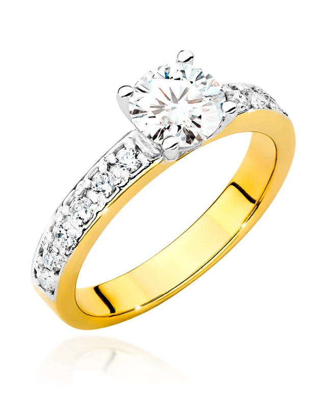Pierścionek Bonore ze Złota próby 585 z diamentem 0,94 ct 171347