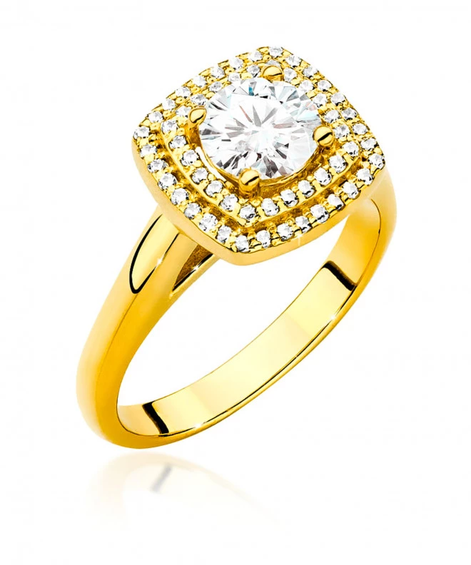 Pierścionek Bonore ze Złota próby 585 z diamentem 0,98 ct 171359