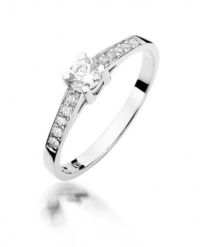 Pierścionek Bonore ze Złota próby 585 z diamentem 0,44 ct 155435