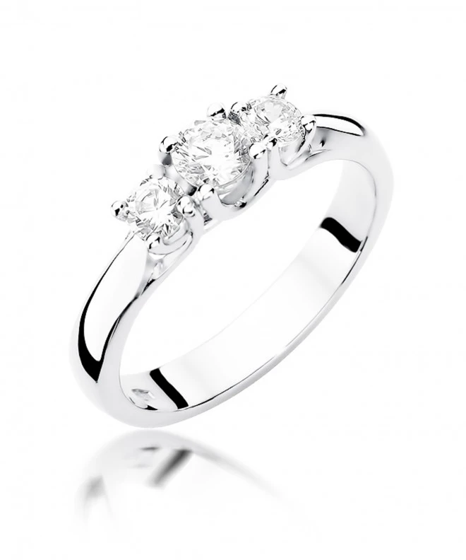 Pierścionek Bonore ze Złota próby 585 z diamentem 0,49 ct 156695