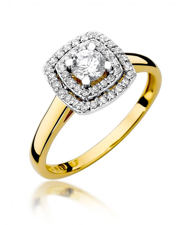 Pierścionek Bonore ze Złota próby 585 z diamentem 0,5 ct 156696