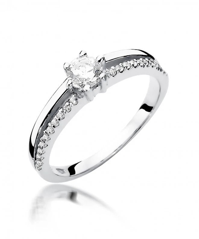 Pierścionek Bonore ze Złota próby 585 z diamentem 0,4 ct 157695