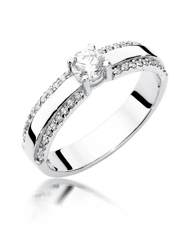 Pierścionek Bonore ze Złota próby 585 z diamentem 0,45 ct 157697