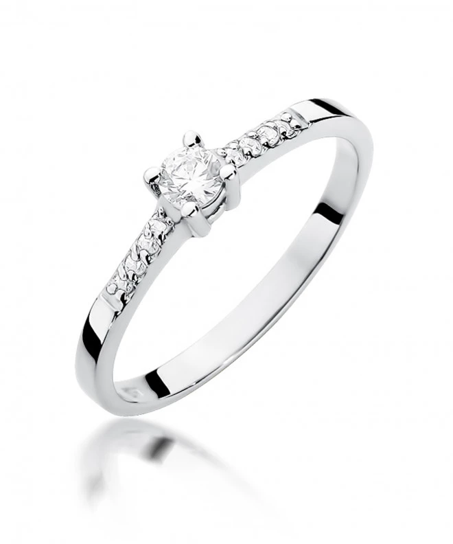 Pierścionek Bonore ze Złota próby 585 z diamentem 0,22 ct 157703