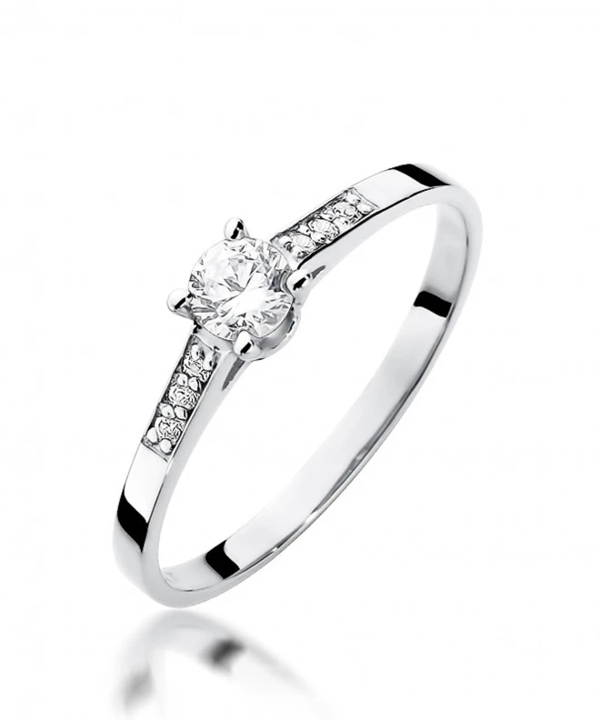 Pierścionek Bonore ze Złota próby 585 z diamentem 0,21 ct 157711