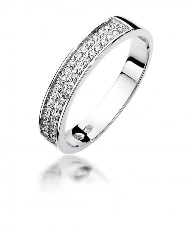 Pierścionek Bonore ze Złota próby 585 z diamentem 0,18 ct 157727