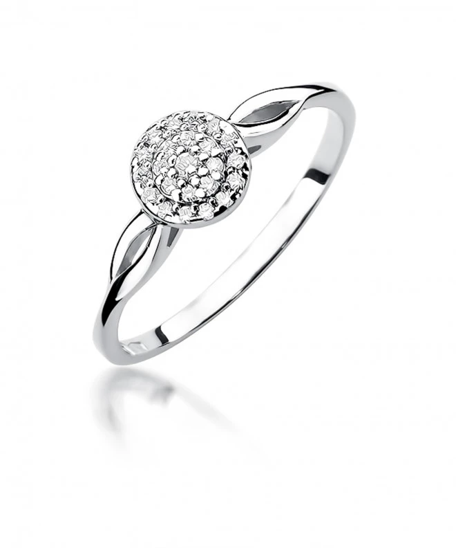 Pierścionek Bonore ze Złota próby 585 z diamentem 0,12 ct 158735