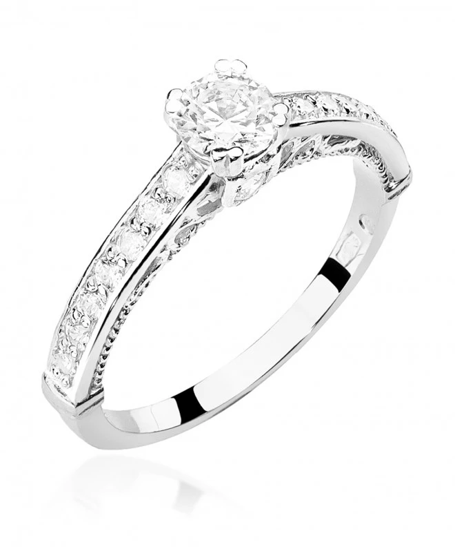 Pierścionek Bonore ze Złota próby 585 z diamentem 0,56 ct 158753