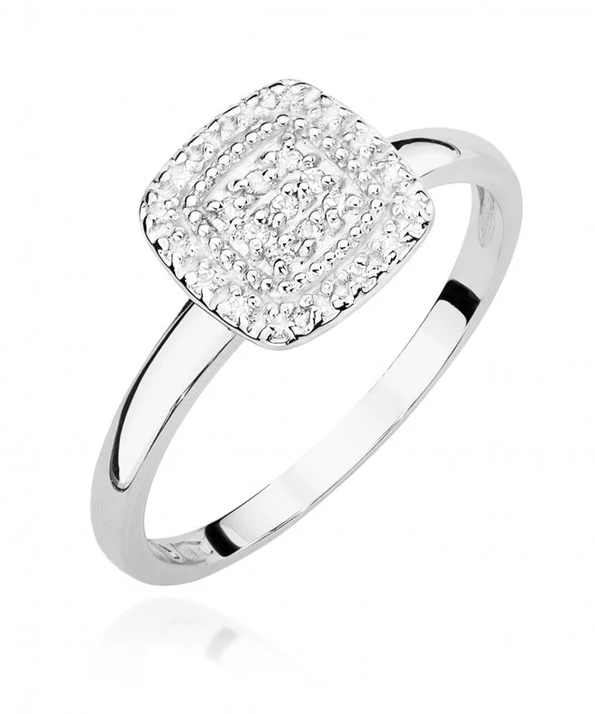 Pierścionek Bonore ze Złota próby 585 z diamentem 0,13 ct 159780