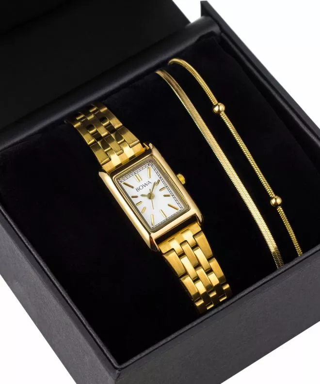 Zegarek damski BOWA Paris White-Gold Steel 20 Gift Set PS194-54-144S-419-01