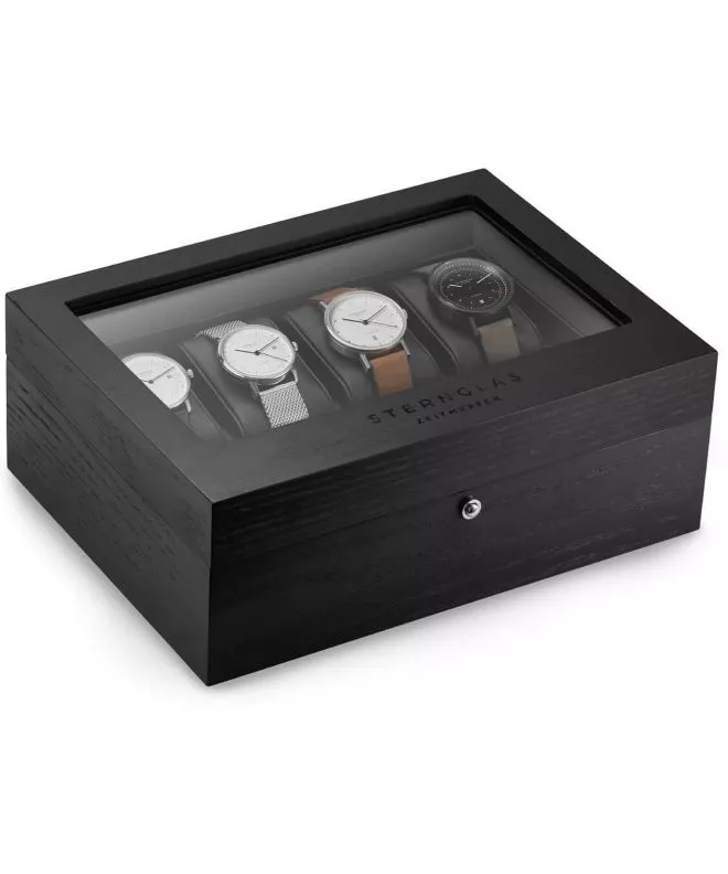 Pudełko Sternglas Black na 8 zegarków S06-009