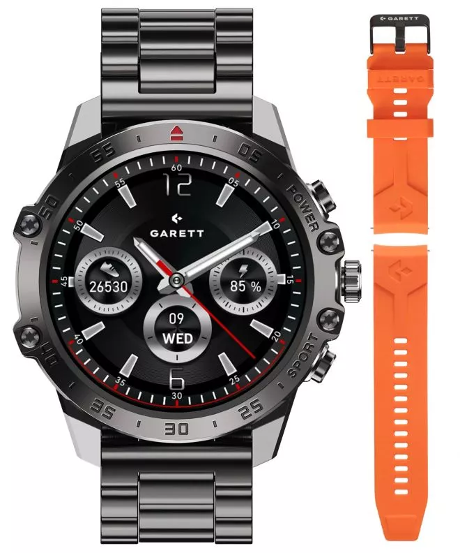 Smartwatch Garett V14 Czarny SET 5904238486832