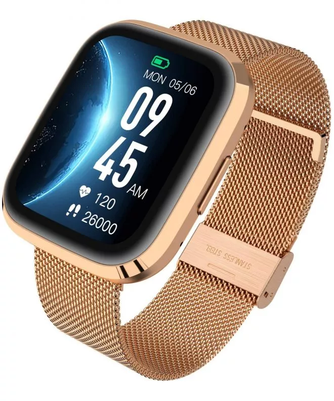 Smartwatch Garett GRC STYLE Gold Steel																				 5904238484869
