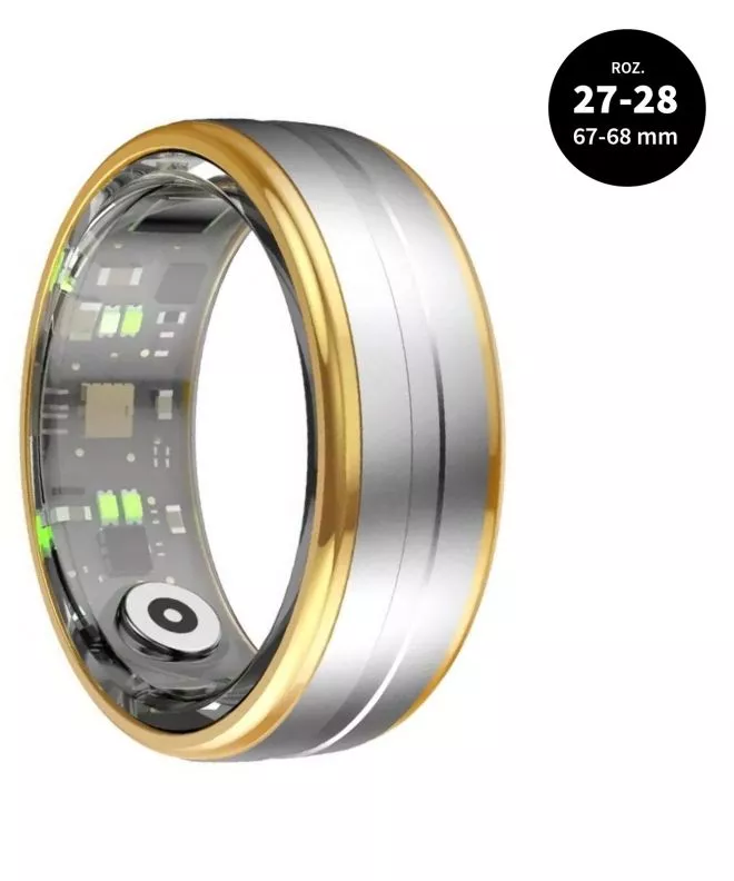 Smartring Rubicon R06 Gold Silver S12,  rozmiar 27-28 SMARUB329