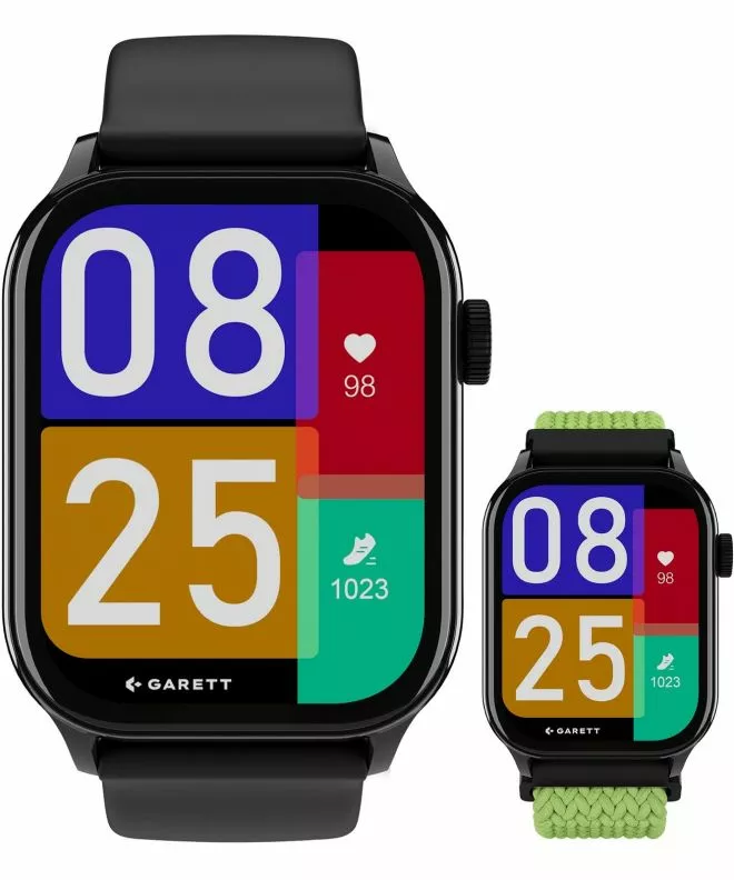 Smartwatch Garett Activity 3 Czarny SET 5904238487242
