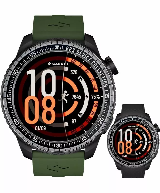 Smartwatch Garett Compass Black SET 5904238487372