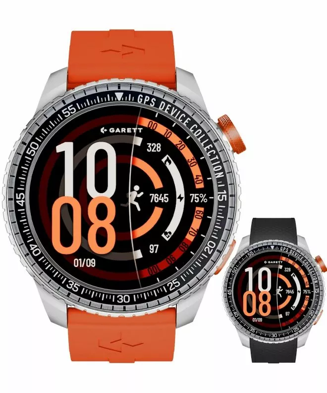 Smartwatch Garett Compass Silver SET 5904238487365